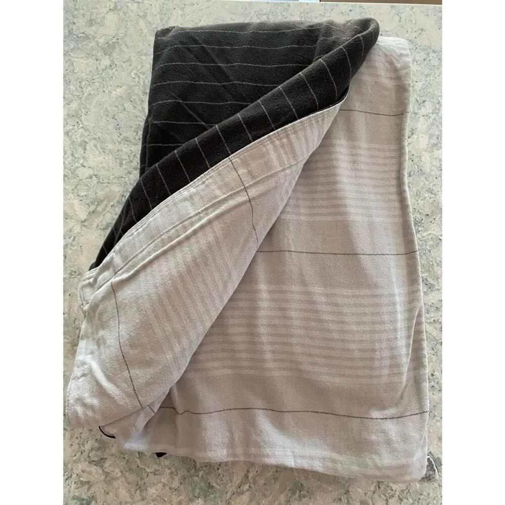 Thomas O’Brien Striped Black and White Duvet Cover - Modern Bedding